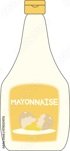 마요네즈mayonnaise소스sauce_테두리