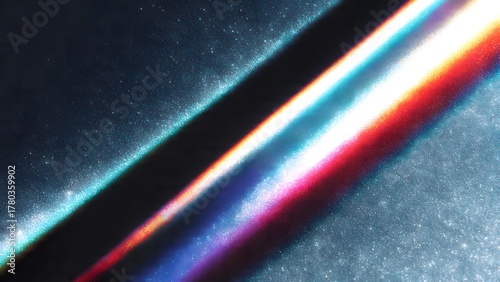 Prismatic Light Refraction A Detailed Close-Up of Color Spectrum Displayed on a Surface