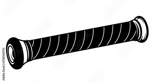 Black baseball bat grip