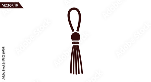 Black tassel icon