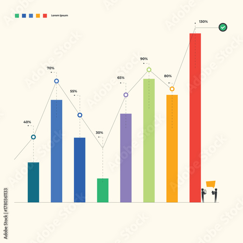 pie chart for reports and presentations ui, web. simulated pie chart of a businessman who wants to share profits