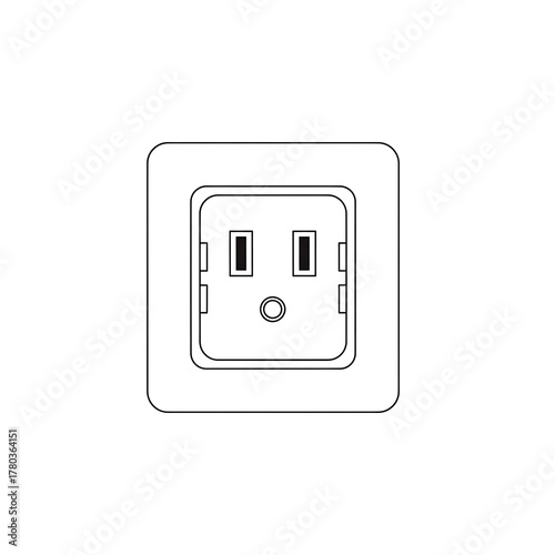 3 Pin Socket for electrical outlet switch board