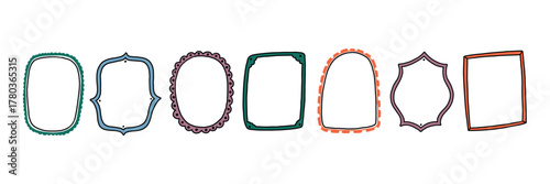 Doodle Mirror Frame Design Set