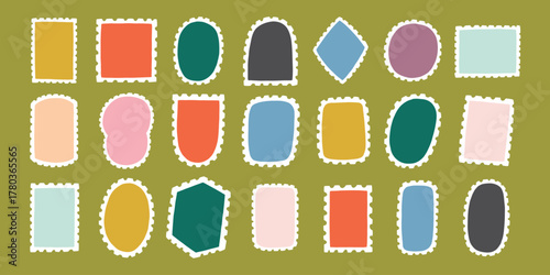 Postage Stamp Postcard Frame