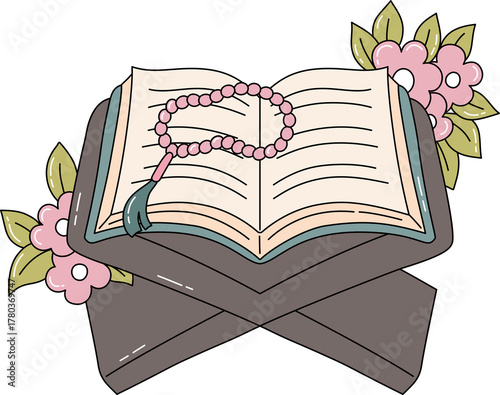 cute islamic decoration doodle