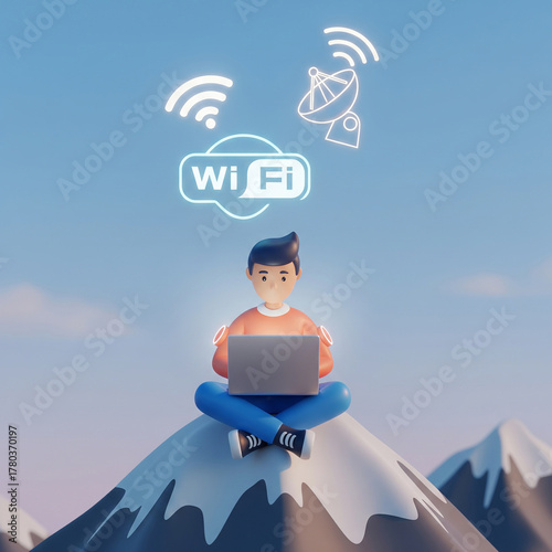 Stay connected from anywhere with blazing-fast internet access, perfect for digital nomads and remote workers seeking adventure and stunning mountain views