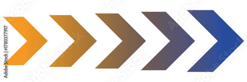 Colorful arrow speed graphic design. Symbolizing motion, fast, moving arrow, going, acceleration, progress, and direction. Transparent and PNG background vector illustration