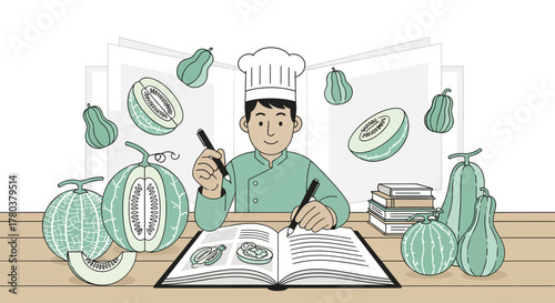 Culinary Composer Crafting Recipes Centered Around Delicious, Fresh, And Exotic Melons