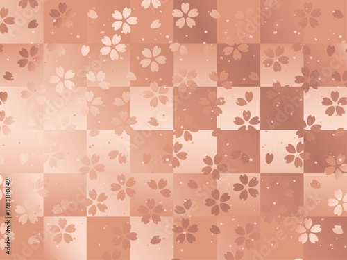 小桜、格子、8桃金B