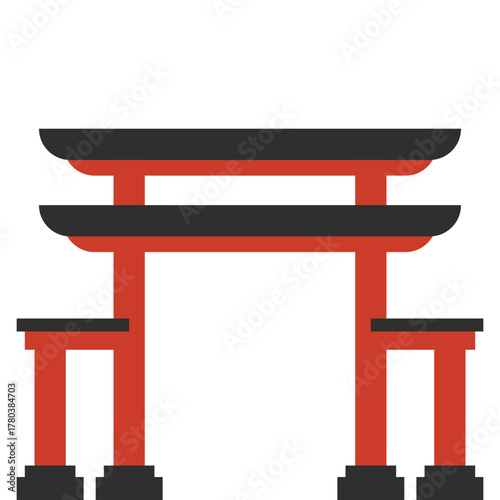 Chinese Gate Illustration