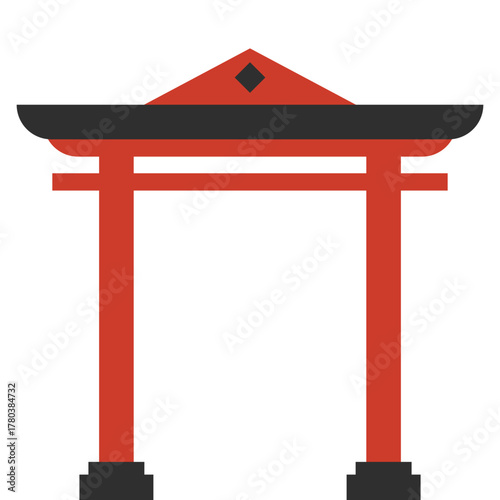 Chinese Gate Illustration