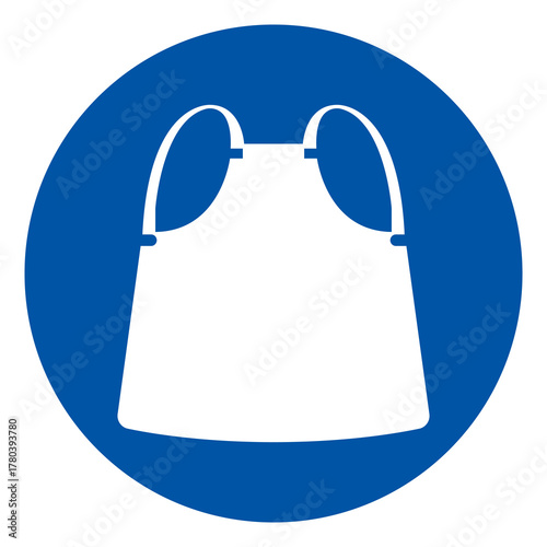 Apron Symbol Sign ,Vector Illustration, Isolate On White Background Label.EPS10