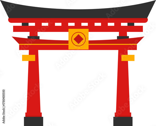 Chinese Gate Illustration