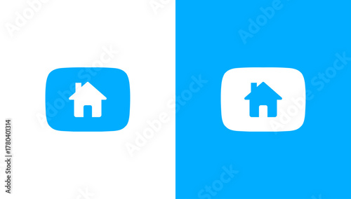 The House Icon Logo is a clean and timeless design that perfectly captures the essence of home, safety, and stability.