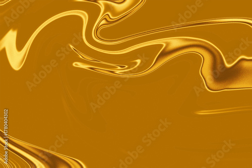 Golden Liquid Swirls and Waves Abstract Luxury Background Texture