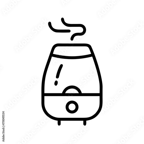 Humidifier icon in a simple modern design