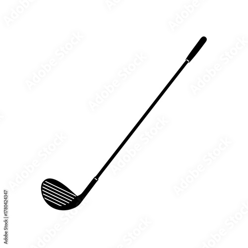 Classic Golf Club Silhouette Sport Game Equipment Outdoor Recreation Design