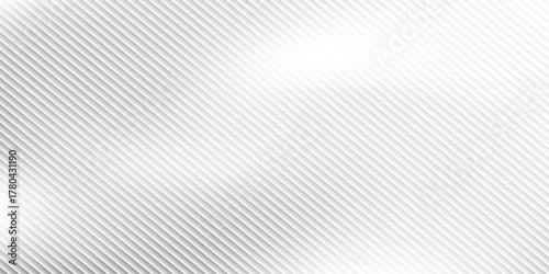 Silver foil background with metal mirror texture. Chrome gradient surface with striped background abstract.