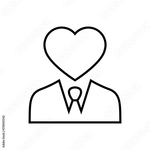 Volunteer icon vector. Community service  illustration sign. helping symbol. donation logo.