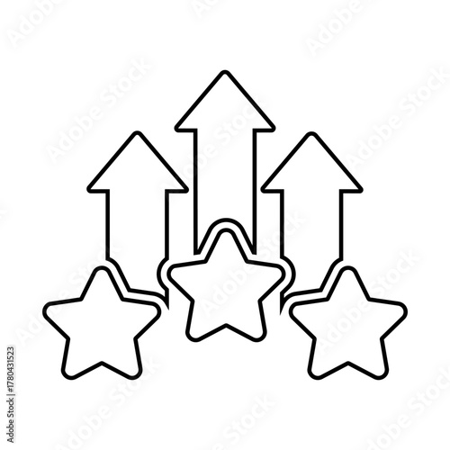 Feedback vector icon. Testimonial illustration sign. rating symbol. experience logo.