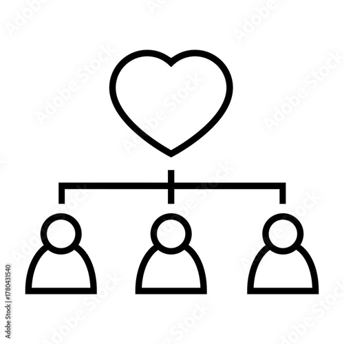 Volunteer icon vector. Community service  illustration sign. helping symbol. donation logo.