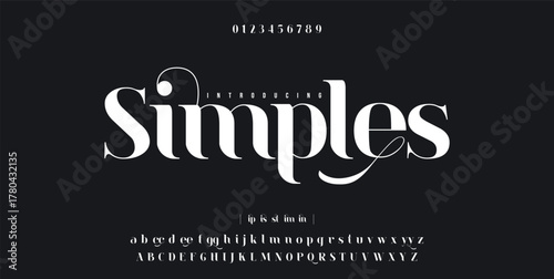 Elegant alphabet letters font logo. Typography luxury classic lettering serif italic fonts decorative wedding vintage retro logos. vector illustration