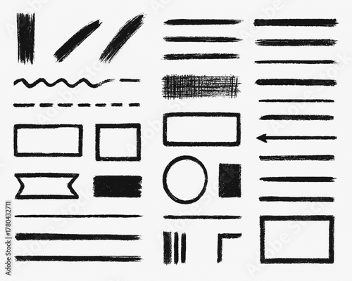 Brush stroke and Stroke frames 
