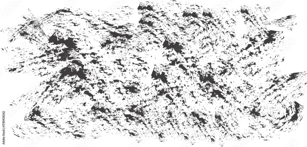 Fototapeta premium Abstract black and white ink splatter texture background