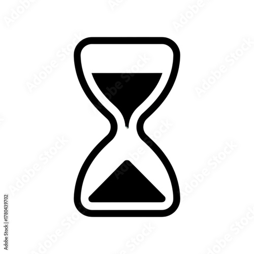 Hourglass icon vector illustration