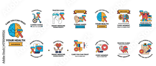 The image is a collection of black