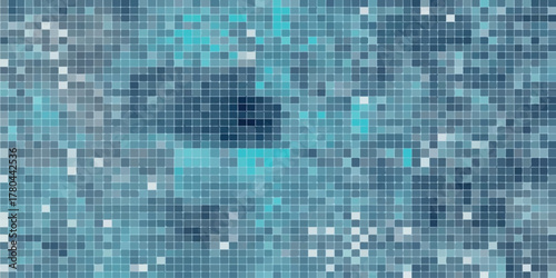 Abstract pixelated background in shades of blue a modern mosaic pattern perfect for digital wallpaper or graphic design projects