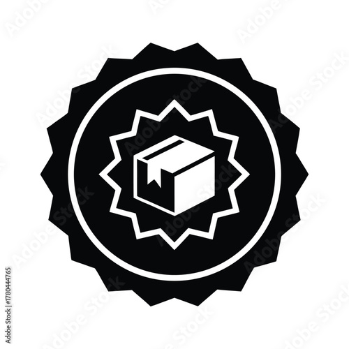 Free Shipping Label Badge Icon