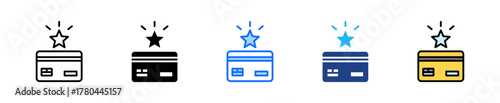 Loyalty Program Icon Set Multiple Style Collection