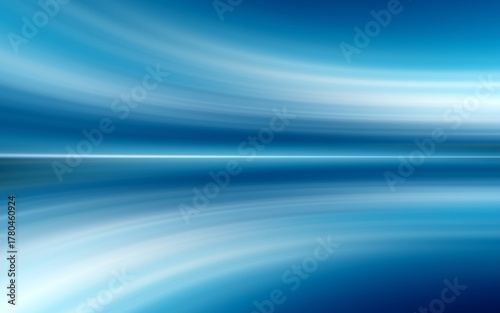 Abstract gradient background blue speed effect. 3D rendering