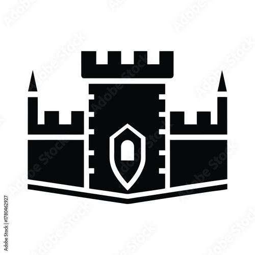 Fort Wall With Battlements Icon