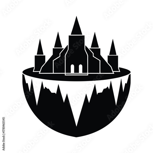 Frozen Tundra Fortress Background Icon