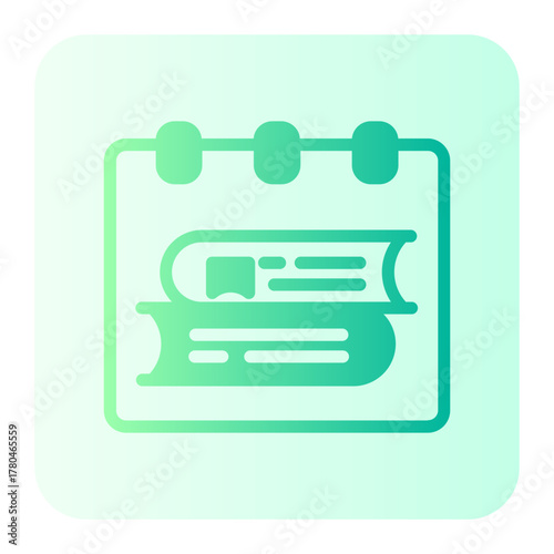calendar gradient icon