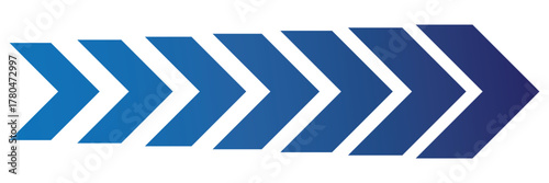 dynamic moving arrow representing speed, acceleration, fast. transparent  and vector illustration.