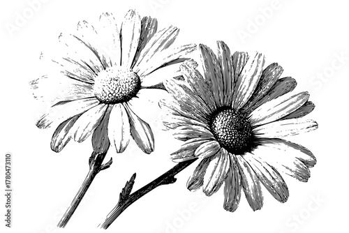 Serene Solitude: Symphony Black White | Clean, isolated vector art for creative projects.