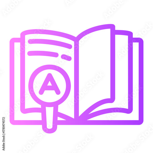 search gradient icon