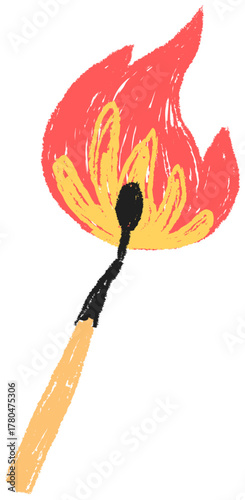 Burning Matchstick