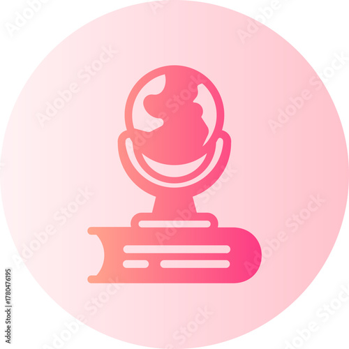 global education gradient icon