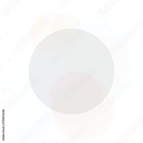 Abstract vector background design with shiny glass spheres and empty round buttons