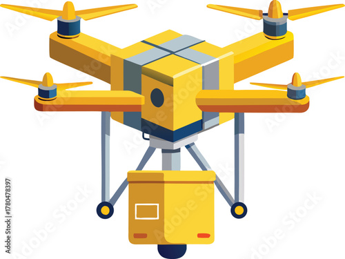 Ecommerce Parcel Delivery Drone Logistics Shipping Air Service