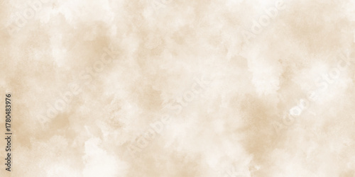 Watercolor art background vector ,abstract beige splotchy ink watercolor paper background ,Vintage grunge surface. Empty blank. Brushstrokes and splashes. Painted template for design.