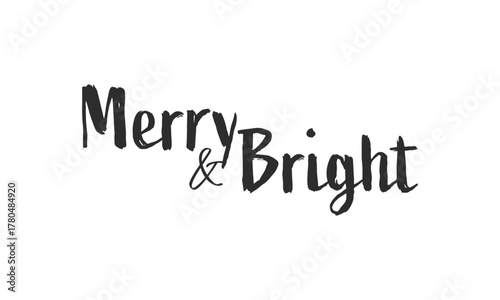 Minimal Christmas Typography Quote for print or use as poster, card, sticker, flyer or T Shirt 