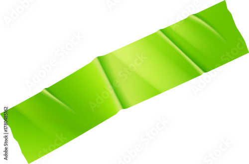Lime  Wrinkled Tape