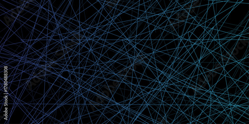 Abstract line background. Abstract dark background with textured overlay lines of color in over a black backdrop. abstract network of web connections, internet, deep web, colorful technology. vectors.