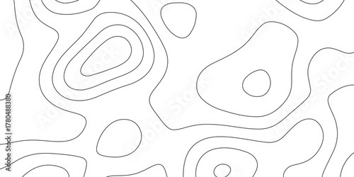 Abstract topographic contours map background, wave paper curved reliefs abstract background. geographic line map Modern design with topographic wavy pattern design. vector illustration.