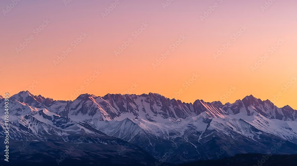 Obraz premium sunrise in the mountains